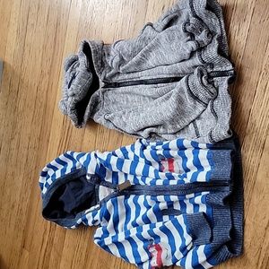 2 fun zip up sweatshirts